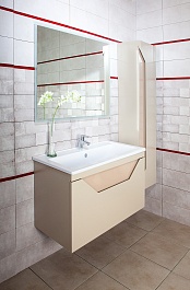 Бриклаер Мебель для ванной Брайтон 100 (Фостер) глиняный серый – фотография-3